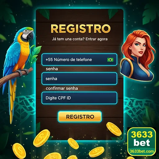 Imagem ilustrativa do cadastro e registro VIP no site 3633bet